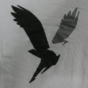 AMERICAN EAGLE - Super Soft - Standard Fit | small | Graphic White Tee / T-Shirt